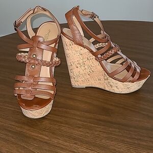 Charlotte Russe Cork Wedges  - SIZE 9 -